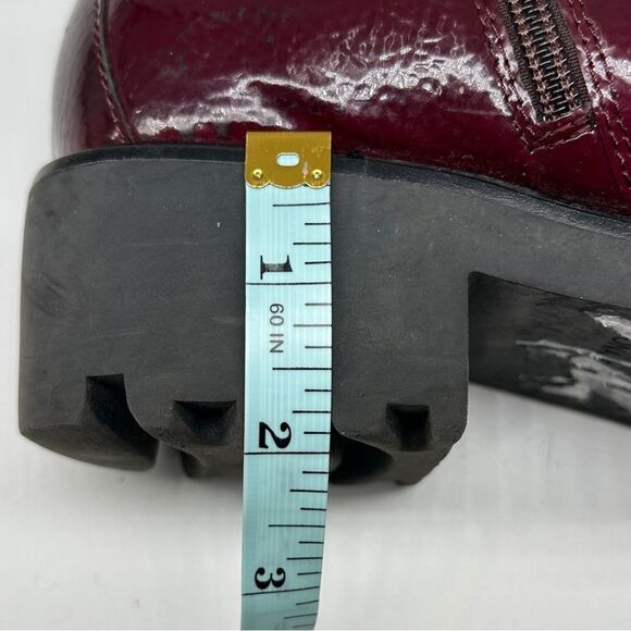 Donald J. Pliner Elyas Lace Up Boots Maroon Size 6 - Picture 13 of 15